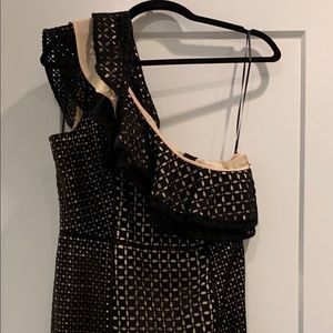 Adorable J Crew Eyelet One Shoulder Dress